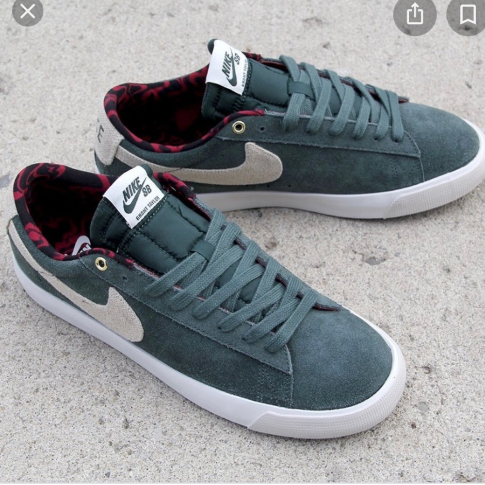 Nike SB Blazer Low GRANT TAYLOR Skateboard Shoes.